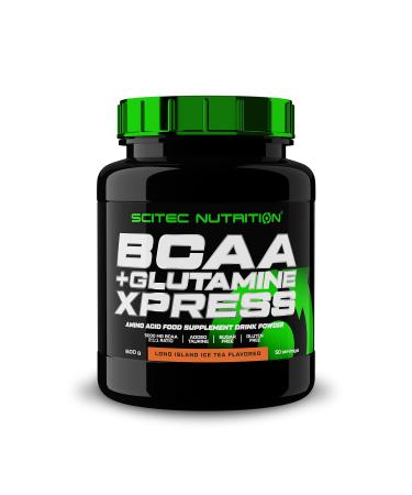 Scitec Nutrition BCAA + Glutamine XPress - Essential amino acid mixture - with 5g 2: 1: 1 BCAAS - 5G glutamine - enriched with Taurin 600 g Long Island -Etee Long Island iced tea (1 Pack)