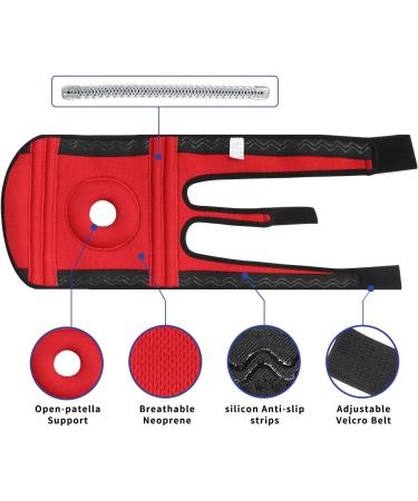 Anoopsyche Adjustable Knee Brace for ACL, LCL, MCL, Arthritis, Meniscus Pain - Open-Patella Support for Men & Women - Ideal for Running, Sports & Injury Rehabilitation - Buy Online on GoSupps.com