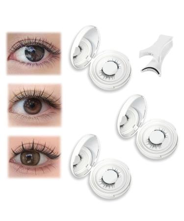 Icerostma Magnetic Eyelashes Icerostma Magnetic Eyelashes with Applicator Natural Magnetic Eyelashes Icerostma Lashes Magnetic Magnetic Eyelashes Without Eyeliner (#07/10/12)