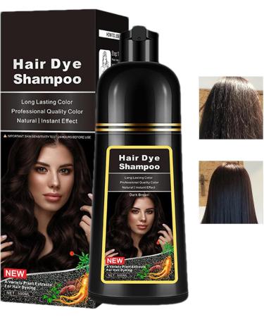 Instant Hair Dye Shampoo Black Dew Hair Color Shampoo Natural Plant-Based Hair Color Shampoo Hair Color Shampoo for Men and Women - Buy Online on GoSupps.com