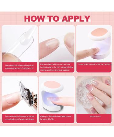 OTET Portable UV LED Nail Lamp - Mini USB Nail Dryer for Gel Nails - Quick Dry Travel/Home DIY - Pink - Buy Online on GoSupps.com