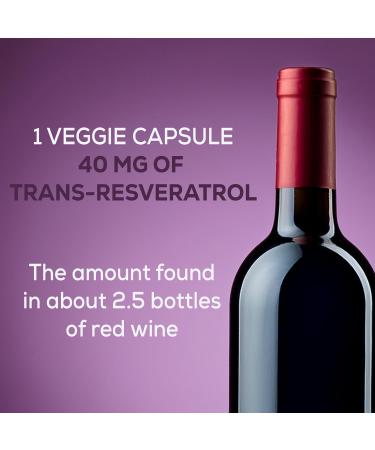 HARMONIFY Resveratrol Supplement - Pure Trans-Resveratrol from Japanese Knotweed - Supports Energy & Anti-Aging - Potent Antioxidant - 120 Capsules for 120 Day Supply - Made in USA Lab Tested - Buy Online on GoSupps.com