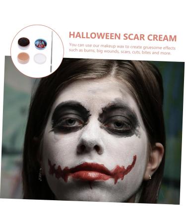 Mikinona Halloween Scar Cream Makeup Set - Special Effects Skin Wax Modeling Putty & Spatula for Halloween Makeup - Buy Online on GoSupps.com