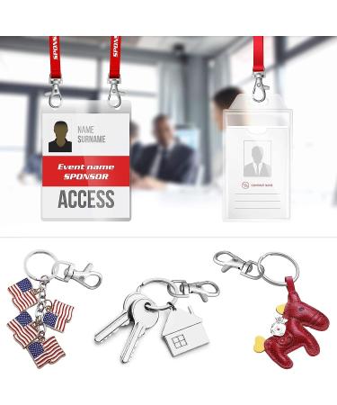 sprookber 100pcs Metal Lobster Claw Clasp with Key Ring  Keychain Rings for Crafts  Key Jewelry DIY Crafts  Lanyard Clips snap Hook  Swivel Clasps Clip (Claw Clasp 50pcs+Key Ring 50pcs) 1.2inch(32mm) - Buy Online on GoSupps.com