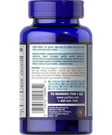 Puritan's Pride Vitamin B-50 Complex 250 Caplets - Energy Metabolism Support - Buy Online on GoSupps.com