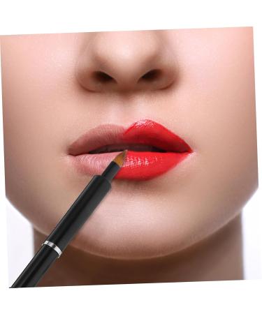 DOITOOL Tricolor lip gloss lip makeup lip gloss applicator makeup brush for women lips aluminum artificial fiber make up lip brush women makeup tools lipstick portable telescopic - Buy Online on GoSupps.com