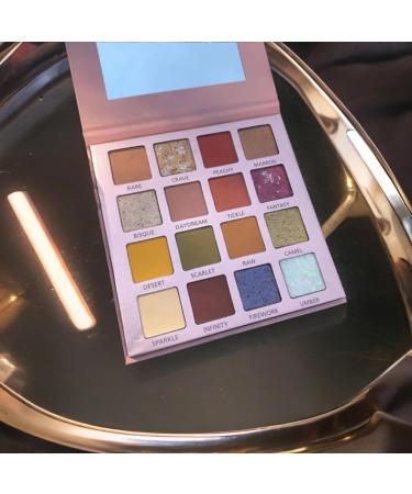 Professional Beauty Cosmetics - 16 Colors Waterproof Silky Powder Eyeshadow Palette for Stunning Makeup Looks - International Shipping Available - Buy Online on GoSupps.com