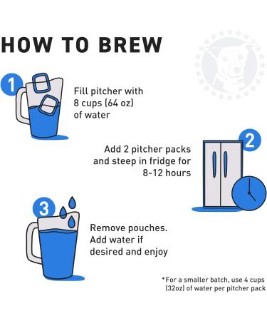 Stella Blue Cold Brew Arabica Big Cat Blend Coffee 6 Ready-to-Brew Packets Enriching Caramel and Hazelnut Notes with Sweet Fruitiness - Fresh Cold Brew for True Fanatics - Buy Online on GoSupps.com