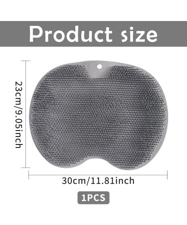 Giugio Slip-Resistant Silicone Massage Pad - Back Scrubber & Laundry Device with Non-Slip Suction Cup for Tired Feet Relief - Buy Online on GoSupps.com