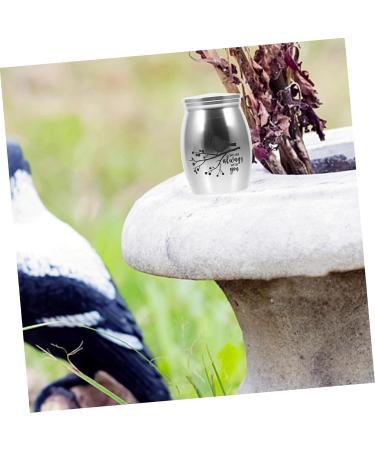 Happyyami 4pcs Parrot Urn Pet Urns for Ashes Adult Urn Small Dog Urn for Ashes Mini Urn Stainless Steel 4.00X3.00X3.00CMx4pcs Silverx4pcs - Buy Online on GoSupps.com