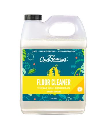 Aunt Fannie's Floor Cleaner Vinegar Wash Concentrate Bright Lemon 32 oz (946 ml)