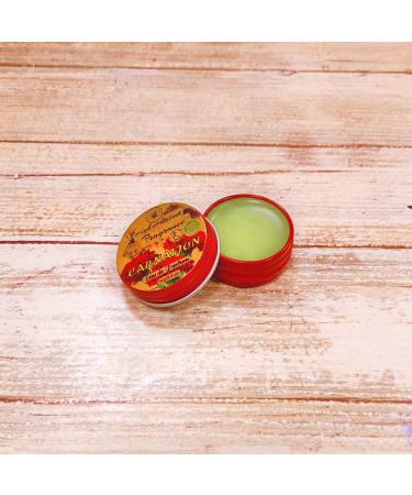 CARNATION Perfume - Eau de Parfum - Solid Balm - Natural Essential Oils Aromatherapy Fragrance (Dianthus Caryophyllus Lily Fresh Green Floral Spicy Clove) Travel Size Party Guest Favors Gifts -0.5oz - Buy Online on GoSupps.com