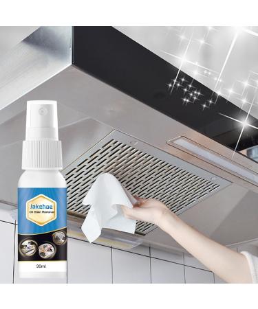 Grease Remover Kitchen | 30ml Powerful Stove Stain Cleaning Spray - Multifunctional Kitchen Gadget For Hoods Grills Exhaust Fans Oil Stain Removal Thaely - Buy Online on GoSupps.com