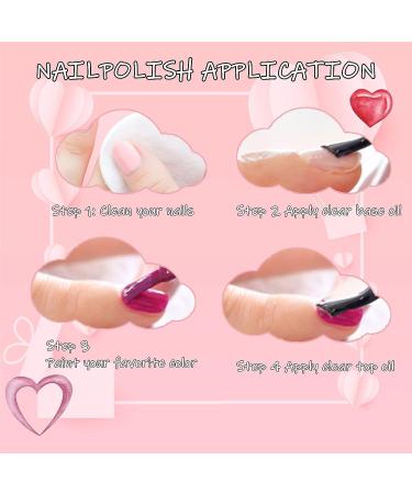 Urchabri Kids Nail Polish Set - Non Toxic, Fast Drying, Peel Off Nail Polish - Birthday Gift for Girls Ages 3+ | GS10-4 - Buy Online on GoSupps.com