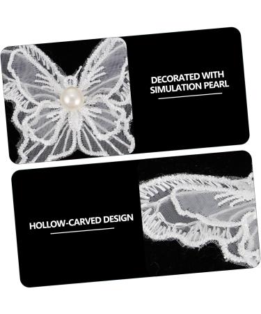 Lurrose Pbr Hat 10pcs Banner Costume Stickers Bag Decor Craft Diy Iron-on Patch Three-dimensional Fabric Stickers White Stickers - Buy Online on GoSupps.com