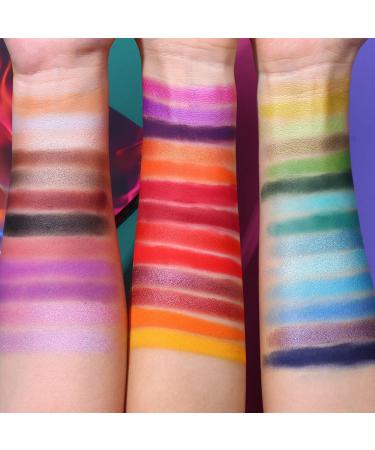 Professional 40-Color Eyeshadow Palette | Matte & Glitter Waterproof Makeup - Highly Pigmented - Buy Online on GoSupps.com