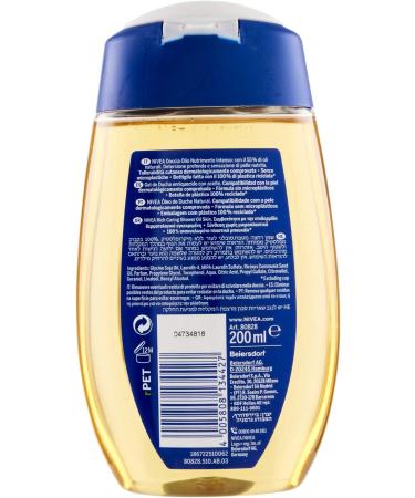 Nivea Shower Gel Natural Oil 200 ml - Buy Online on GoSupps.com