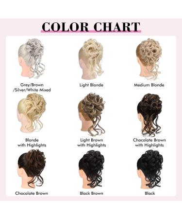 REECHO Synthetic Messy Bun Hair Piece - Medium Blonde Updo Elastic Hair Bun for Women - Buy Online on GoSupps.com