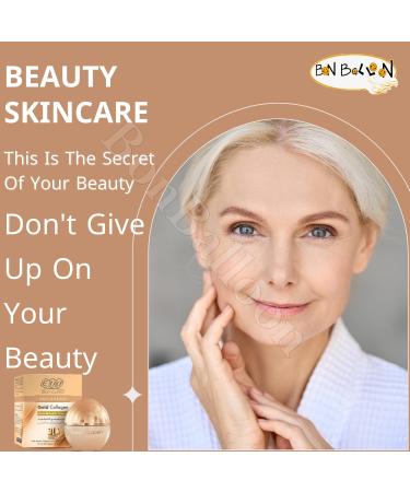 Buy Eva Skin Clinic Gold Collagen Cream 3D Effect - Marine Collagen & Pure Gold for All Skin Types - Fragrance Free - 1.76 oz / 50 ml - Buy Online on GoSupps.com