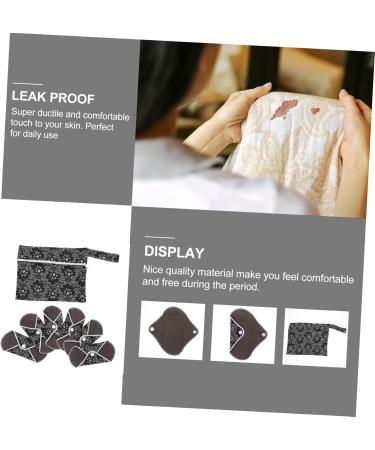 Minkissy 6-Part Aunt Towel Set - Washable Organic Menstrual Napkins Reusable Women's Briefs Breathable & Waterproof Available in Stylish Colors - Buy Online on GoSupps.com