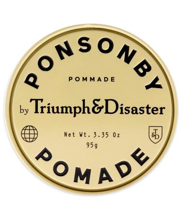 Triumph & Disaster | Ponsonby Pomade | Medium Hold Styling Wax for Fine to Thick Hair - High Shine  Non-Greasy Finish for Men  3.35 oz