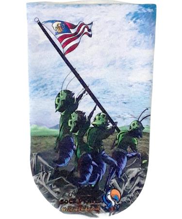 Army Ants Hoist American Flag 3Ply Stump Sock for Amputees - Heal with Appeal - Buy Online on GoSupps.com