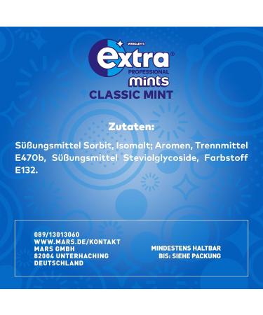 Buy EXTRA Professional Classic Mint Lozenges | Sugar-Free Mint Flavored | Fresh Breath | 6 Packs (420 Dragees) - International Shipping - Buy Online on GoSupps.com