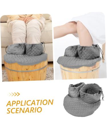 Beatifufu Thermal Insulation Foot Bath Cover Foot Bath Bucket Cover Foot Bucket Protector Dual Bucket Foot Basin Cover Foot Soaking Dual Basin Cover Bucket Covers Foot Washing Barrel Cover - Buy Online on GoSupps.com