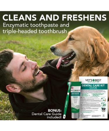 Vet's Best Enzymatic Dog Toothpaste - Dental Care Gel for Clean Teeth & Fresh Breath - Buy Online on GoSupps.com