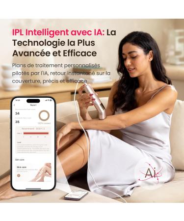  pilateur Lumi re Puls e IPL pour les femmes et les hommes Super Rapide Triple Puls es Refroidissement par Saphir 3 C Indolore Dispositif Epilateur Laser pour le Visage Bikini Pubis - Buy Online on GoSupps.com