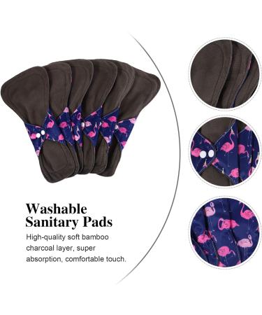 Healifty Reusable Cloth Menstrual Pads | Incontinence Pads 6pcs with Storage Bag | Washable Panty Liners | Eco-Friendly & Comfortable - Buy Online on GoSupps.com