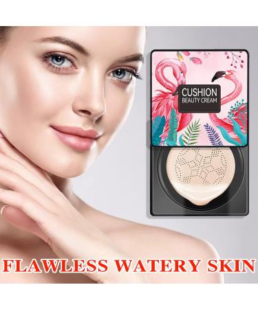 Mushroom Head Air Cushion CC Cream Foundation Moisturizing BB Cream Foundation Makeup Long Lasting CC Cream Liquid Foundation Matte Concealer Foundation Suitable for All Skin Types(Ivory) - Buy Online on GoSupps.com