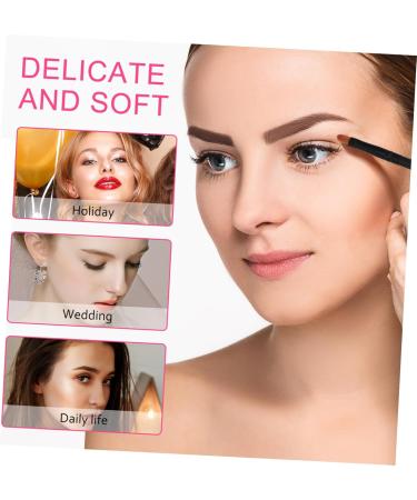 Mikinona 10pcs Nose Shadow Brush Cosmetic Brush Makeup Kits Creme Blush Makeup Eyeshadow Wooden Handle - Buy Online on GoSupps.com