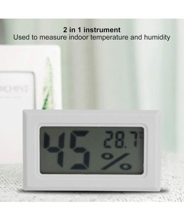 Indoor Thermometer & Humidity Meter - Mini Digital Thermometers (TS-804-W) for Accurate Indoor Climate Control - Buy Internationally - Buy Online on GoSupps.com