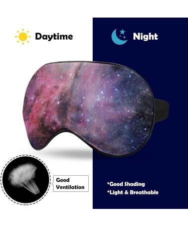 LynaRei Outer Space Sleeping Mask - Adjustable Blindfold for Deep Sleep - Cosmic Nebula Eye Cover for Light Blockage - Buy Online on GoSupps.com