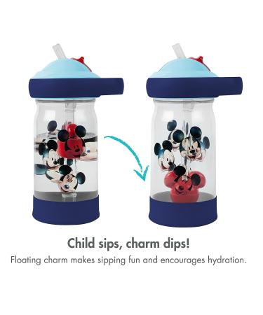 The First Years Mickey Sip & See Toddler Water Bottle 12 Oz with Floating Charm - Buy Online on GoSupps.com