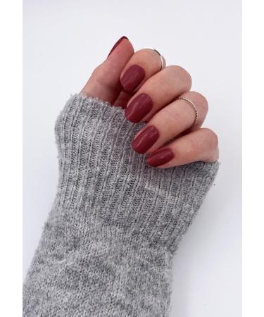 Buy Fairy Nail UV Nail Foils Dark Red Self-Adhesive Gel Nail Wraps 20 Pieces for Perfect Nail Art - Buy Online on GoSupps.com