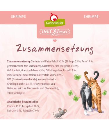 Granapet Delicatessen Shrimps Adult Cat Food - Grain-Free Sugar-Free Tasty Dry Feed 300g - Premium Nutrition for Cats - Buy Online on GoSupps.com