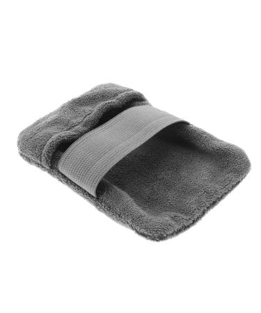 Moufles Anti-sable Grosse Taille Gris Nettoyage Exfoliant Plage Camping Essentiel pour Retrait Sable Corps Mains Polyvalent