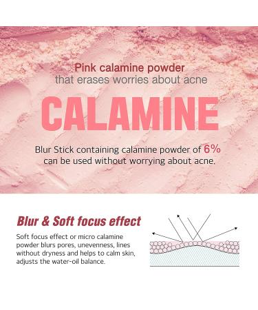 Korean Makeup Blur Stick Face Primer for Pores & Energized Eye Makeup - Calamine Base for Oily & Acne Prone Skin - Buy Online on GoSupps.com