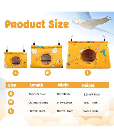 RANYPET Winter Warm Bird Nest House Hanging Hammock Velvet Shed Hut Cage for Parrot, Parakeet, Cockatiels, Budgies Plush Fluffy Hideaway Sleeping Bed for Birds - Buy Online on GoSupps.com