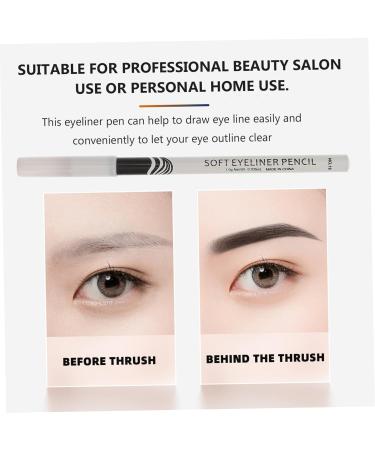Didiseaon 48 Pcs Lying Silkworm Eyeliner Eyeshadow Pencils Eyeshadow Stick White Eye Shadow Wooden Pole Powder - Buy Online on GoSupps.com