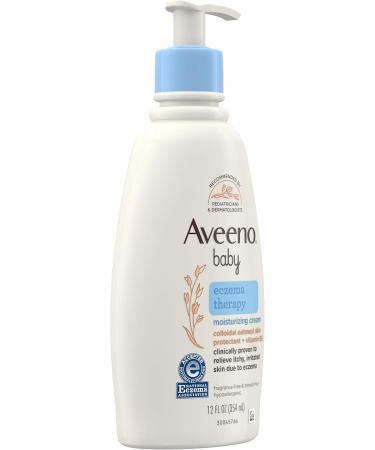 Aveeno Baby Eczema Therapy Moisturizing Cream - 12oz | Soothing Relief for Sensitive Skin | International Shipping Available - Buy Online on GoSupps.com