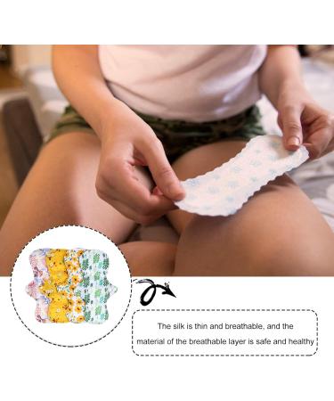 Exceart Bamboo Charcoal Sanitary Pads - 4 Reusable Waterproof Inserts for Women | Eco-Friendly Incontinence Solutions - Buy Online on GoSupps.com