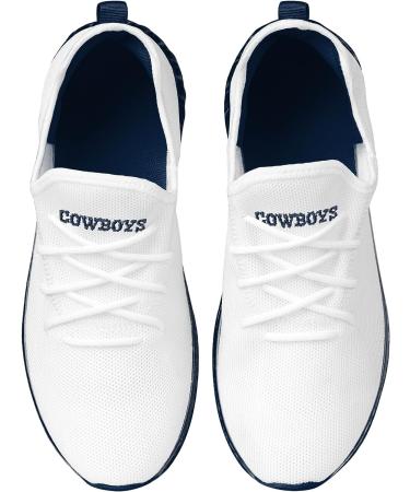 Dallas Cowboys NFL Men's Gradient White Sneakers - FOCO - Buy Online on GoSupps.com