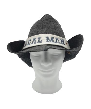 Fragrant Moments Sauna Hat Real Man 100% Cotton Felt Sauna Hat Felt Cap