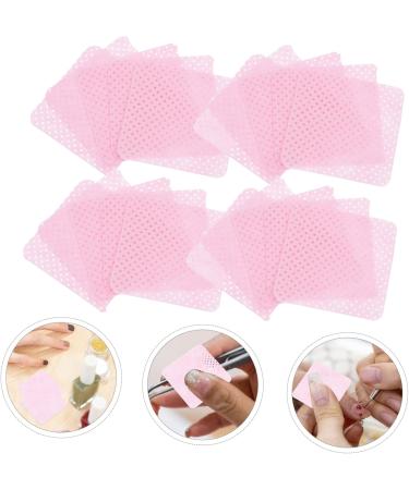HONMEET 2 Boxes Nail Wipes Travel Wipes Cleaning Wipes Gel Nail Polish Acrylic Nail Remover Gel Nail Remover Gel Polish Remover for Nails Finger Nail Polish Remover Glue Wipes Cotton 4.80X4.80X0.10CM Pink - Buy Online on GoSupps.com