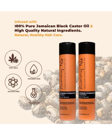 Sunny Isle Jamaican Black Castor Oil Shampoo & Conditioner Bundle | 10.1oz | Extreme Hydration & Detangling | Paraben & Sulfate Free | Color-safe Hair Growth Solution - Buy Online on GoSupps.com