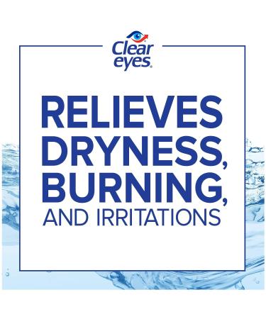 Clear Eyes Redness Relief Eye Drops - 0.5 fl oz | Soothes & Reduces Redness - Buy Online on GoSupps.com