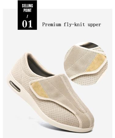 Wide Fit Swollen Diabetic Shoes for Women Lightweight Diabetic Shoes for Men Adjustable Closed Toe Swollen Feet Diabetic Shoes 11 Blue - Buy Online on GoSupps.com